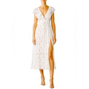 Hemant & Nandita Blush Floral Midi dress